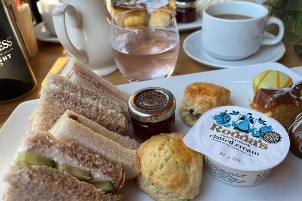 'Wonderful' afternoon tea with a twist and Yorkshire views that ...