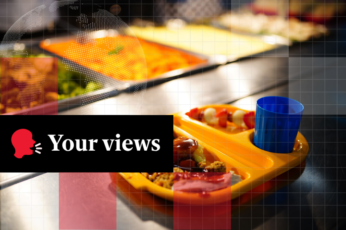 Voices: Readers compare 'stodgy' UK school food with France and Spain