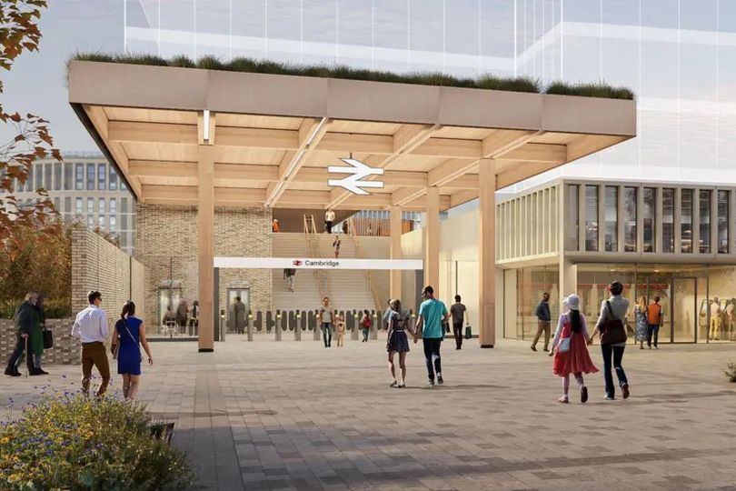 First glimpse at new English train station that will link two world-famous cities
