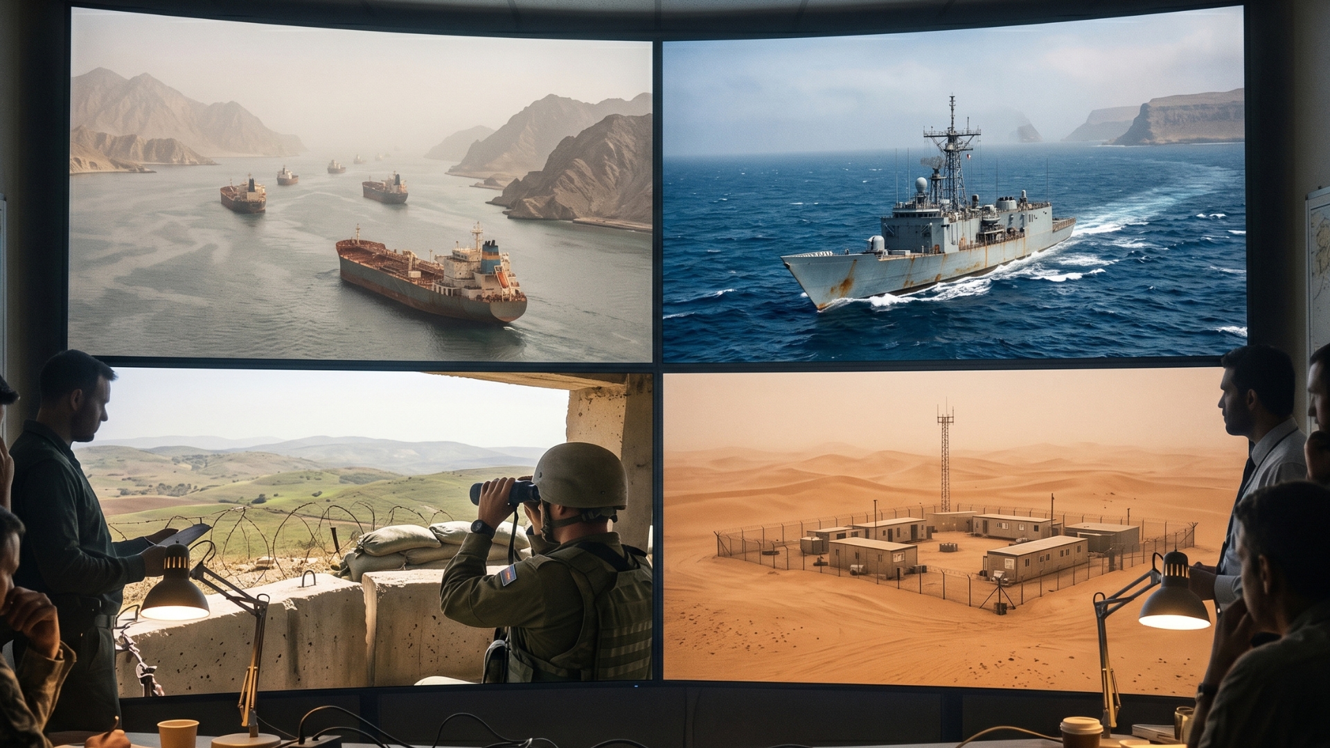 Waar de meest strategische militaire zones in het Midden-Oosten liggen ...