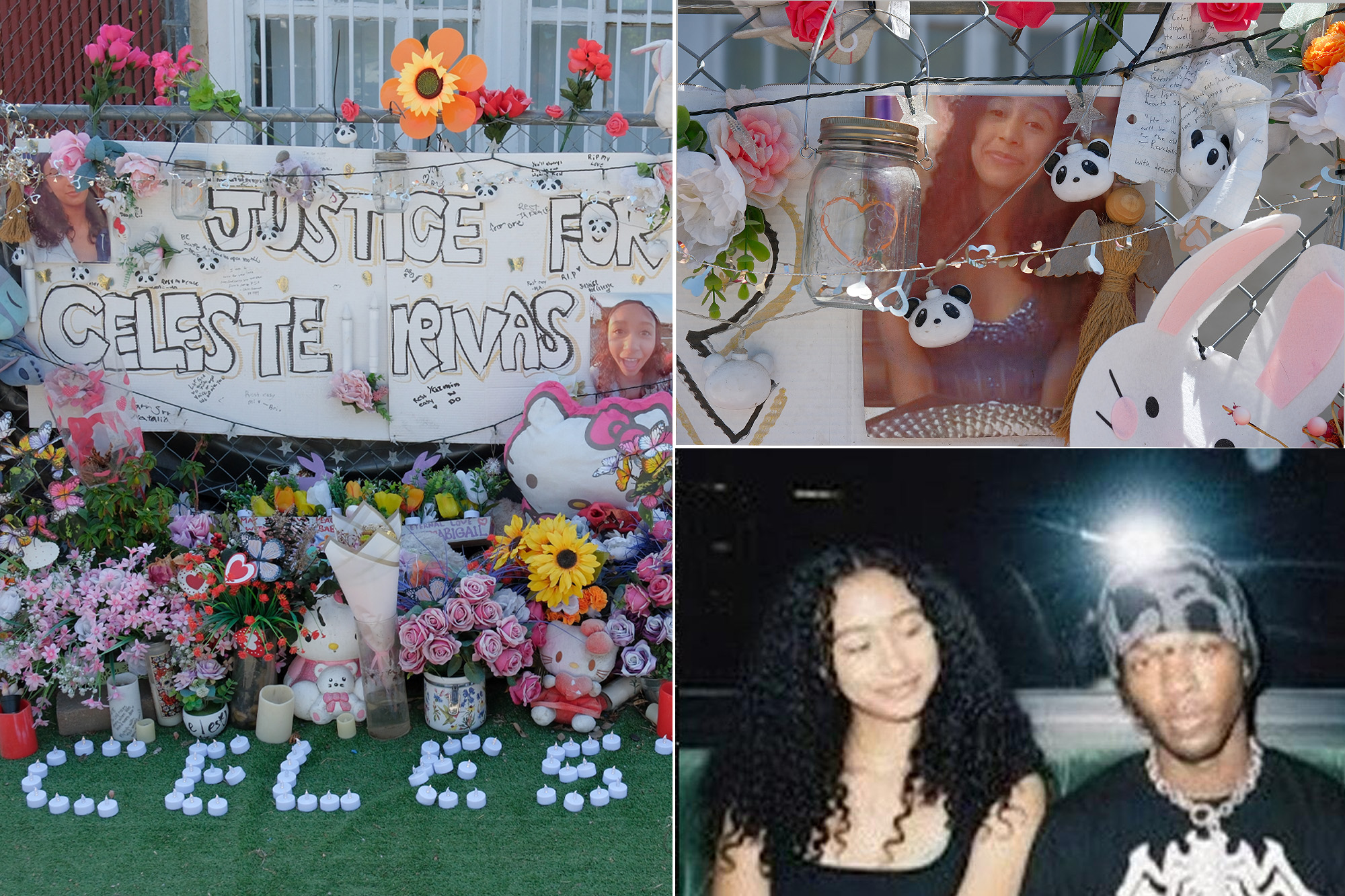 Memorial grows outside family home of Celeste Rivas after D4vd’s arrest ...