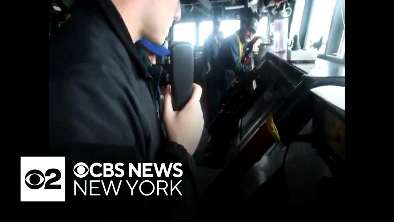 Video shows US Navy enforcing blockade in Strait of Hormuz