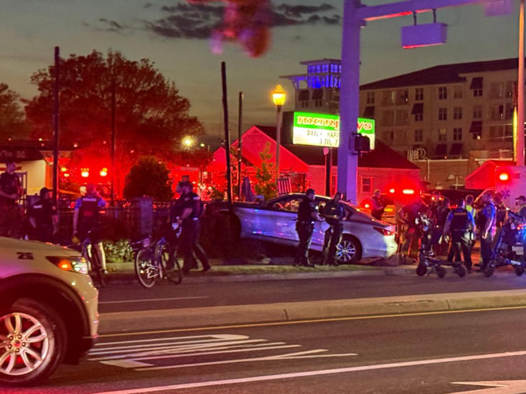 Multiple injured after car crashes into patio in Virginia Beach