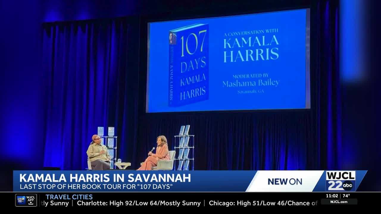 Kamala Harris talks foreign policy, Trump and Georgia midterms at ...