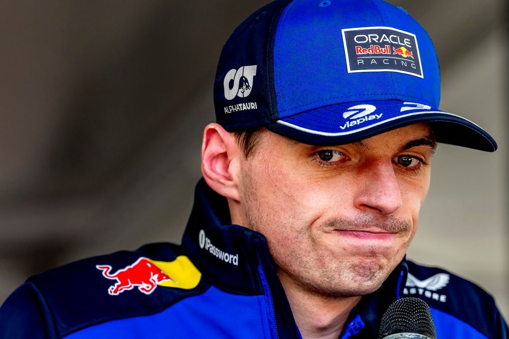 George Russell reacts to Max Verstappen contemplating his F1 future