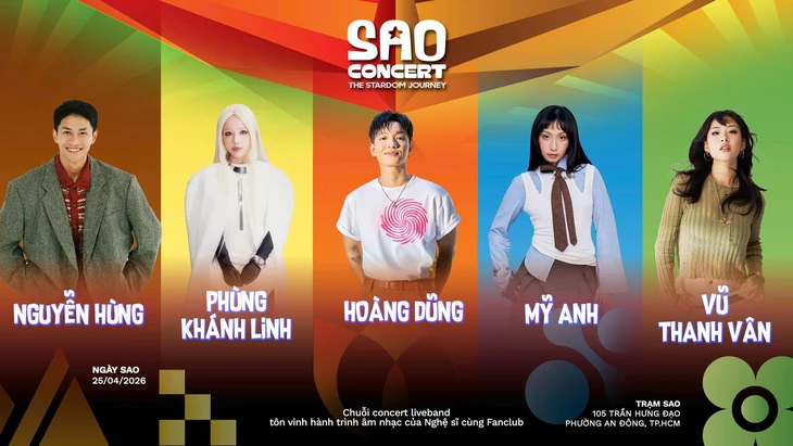 Hoàng Dũng, Phùng Khánh Linh, Nguyễn Hùng... mở màn Sao Concert