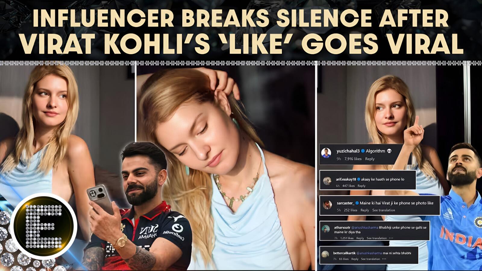 Liz Lazar breaks silence on Virat Kohli’s viral “like,” internet reacts ...
