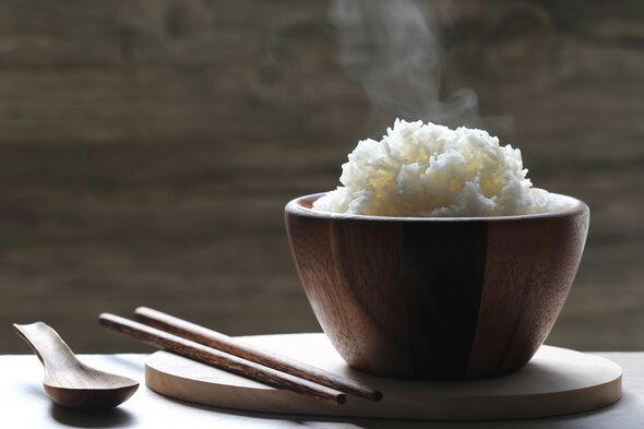 Rice will be completely transformed and fluffy when you stop cooking it ...