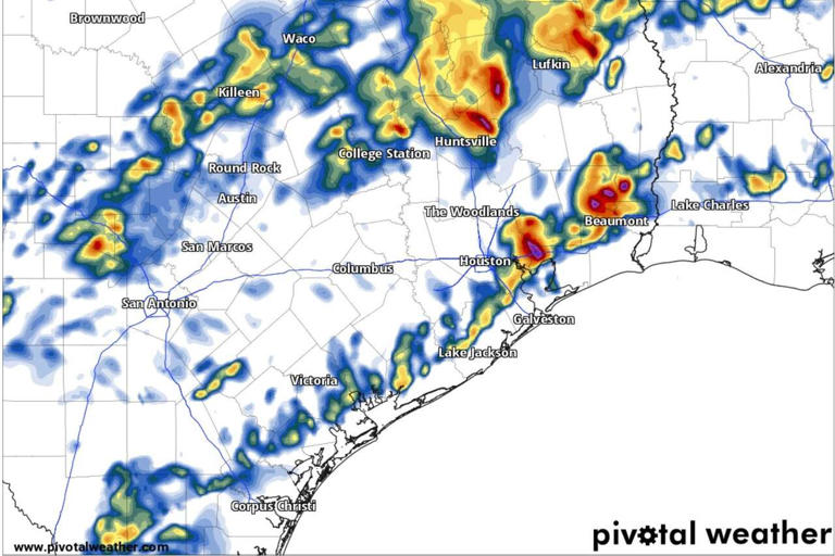 Rainy Houston weekend: Here's the storm timeline for Saturday and when ...