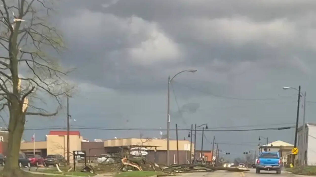 Severe winds and tornadoes cause significant damage in the Midwest