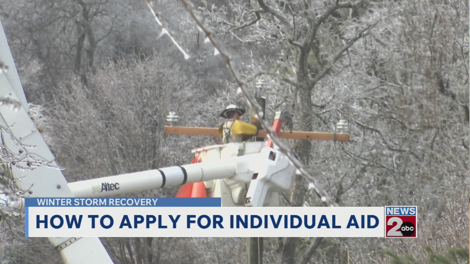 How to apply for individual aid after winter storm