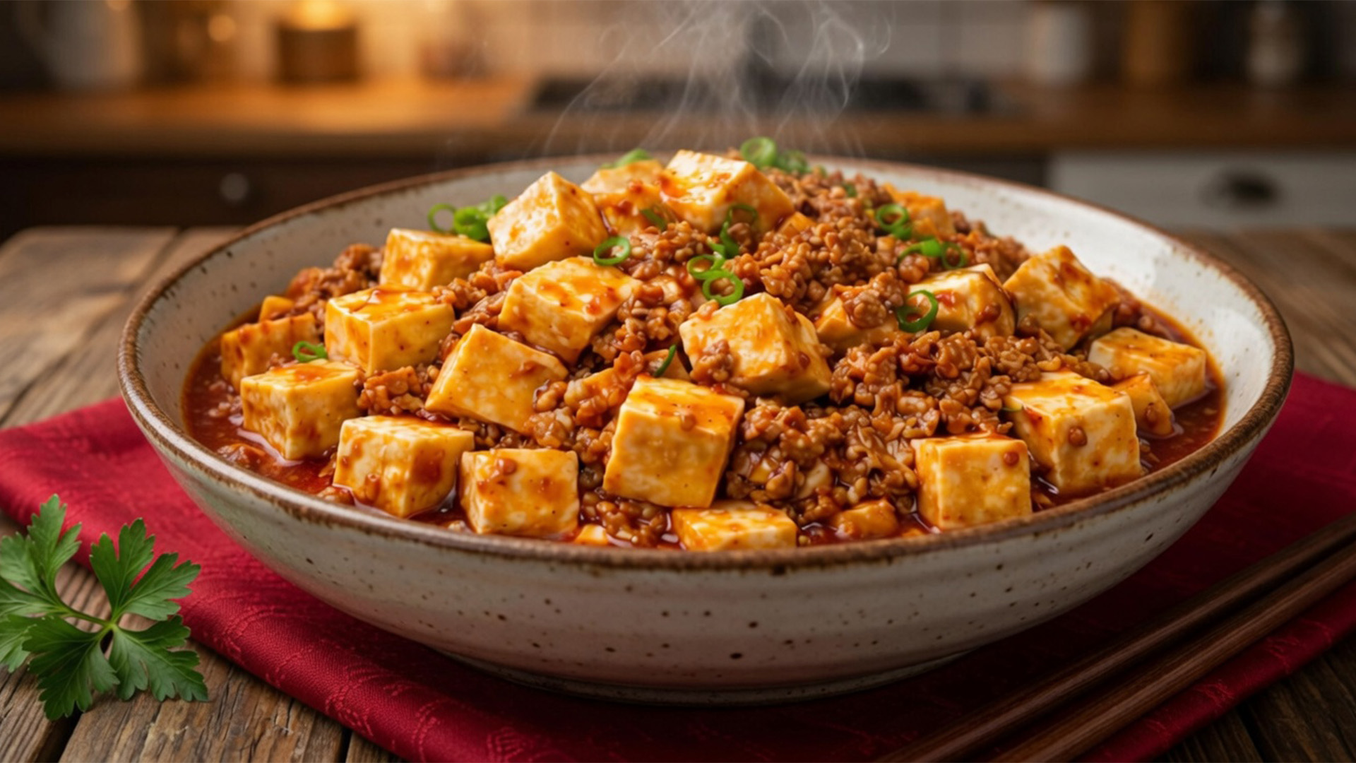 A classic dish with heat and deep savory taste