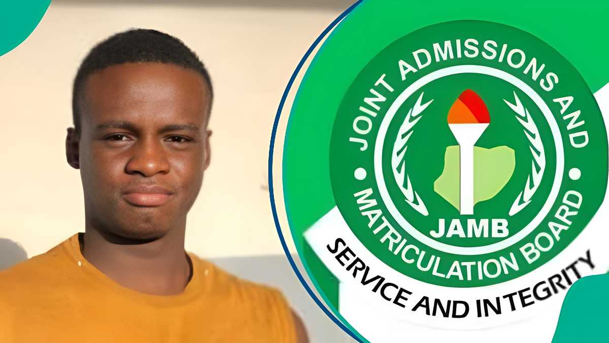 Man displays 2026 UTME result after writing JAMB for the first time