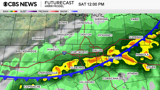Cooler air settles in throughout North Texas for the rest of the weekend