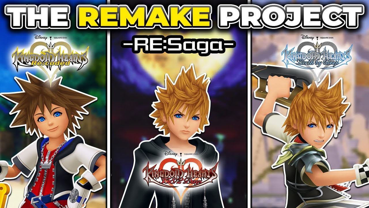 Kingdom Hearts Re Saga PS2 remake project for handheld titles