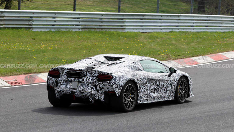 Spied: The latest entry-level Lambo is about to lose its roof