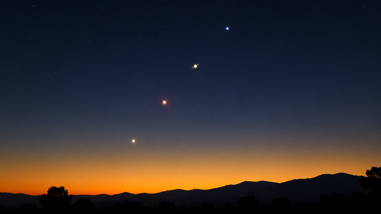 How to capture the rare four-planet parade at the perfect angle