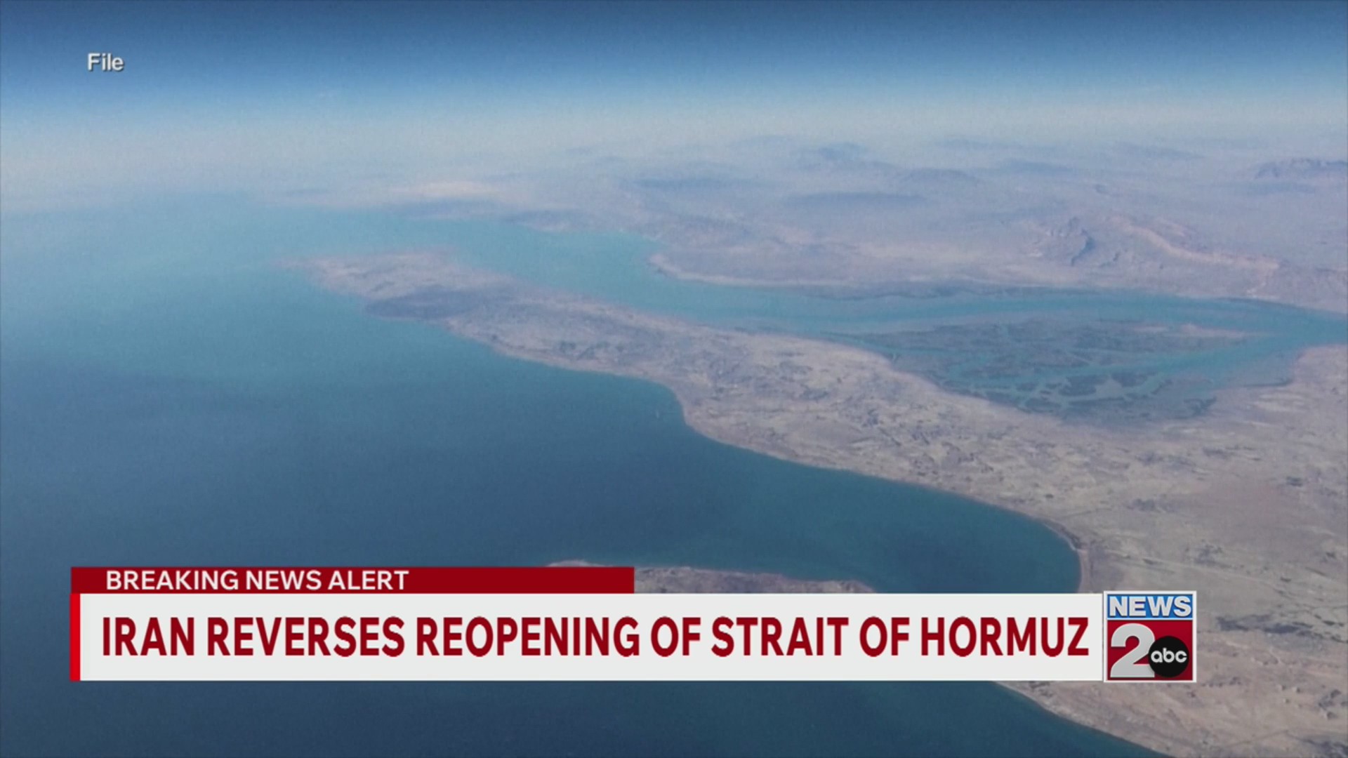 Iran reverses reopening of Strait of Hormuz