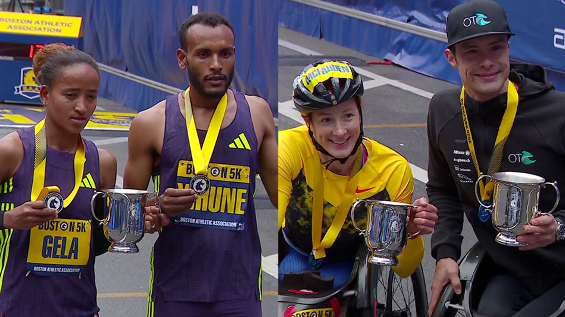 Course record set, defending champs and new faces top Boston 5K
