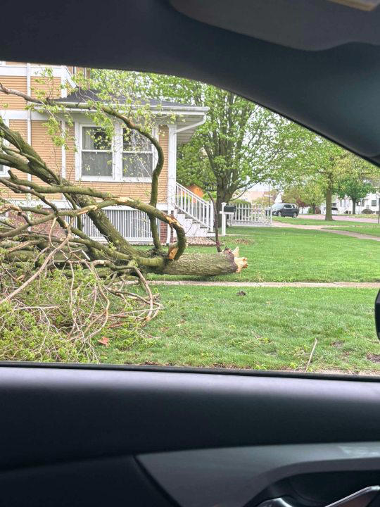 Storm damage across central Illinois amid Friday’s severe weather