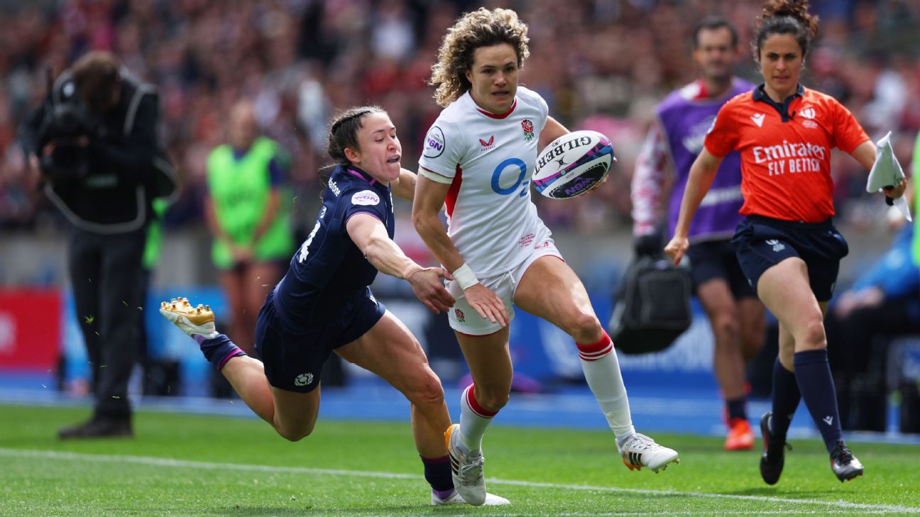 Scotland 7-84 England: Defending champions hammer hosts in Women's Six ...