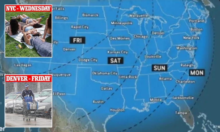 US braces for deep freeze after heatwave as icy winds from Alaska ...