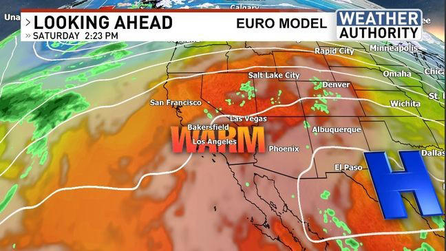 High pressure ridge set to bring warm weekend weather to Kern County