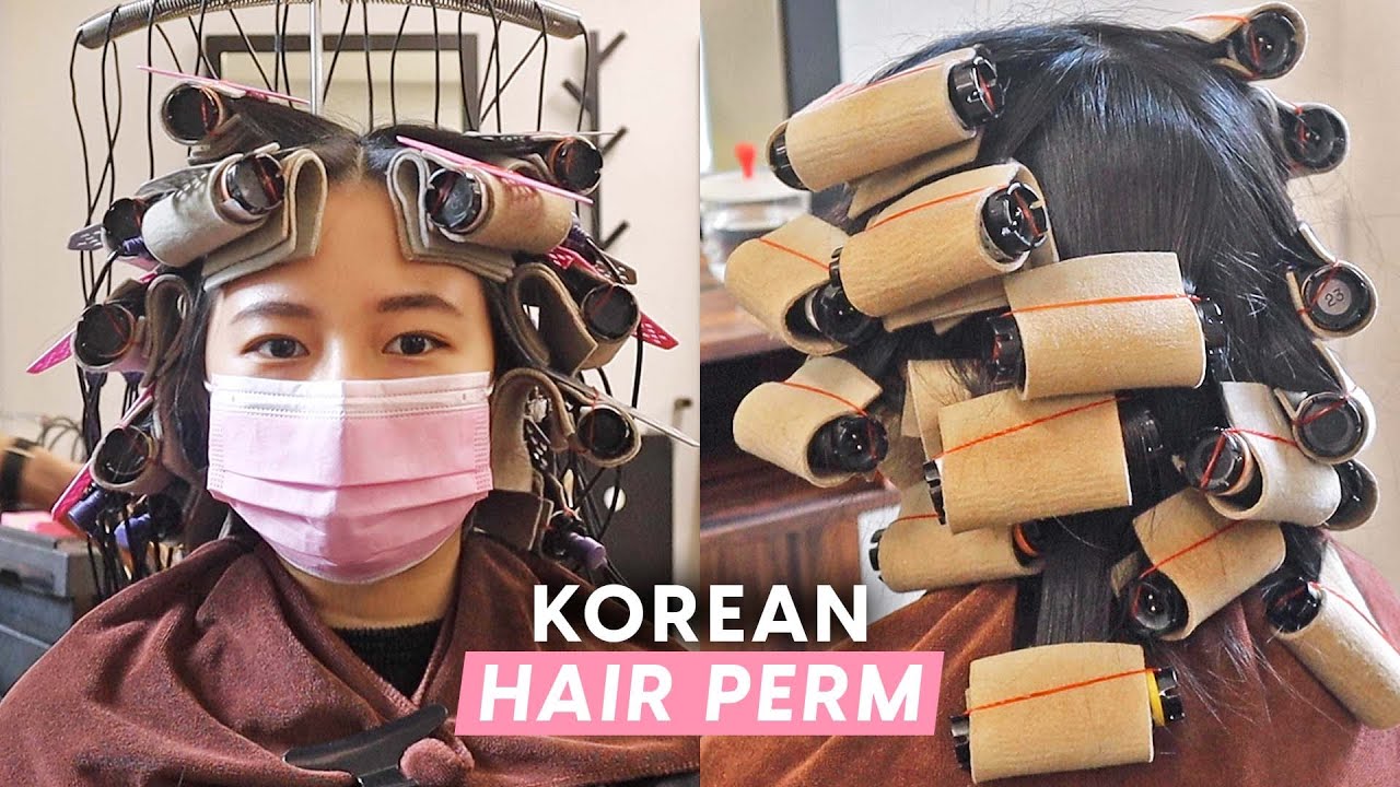 I tried a Korean hair perm! 😱