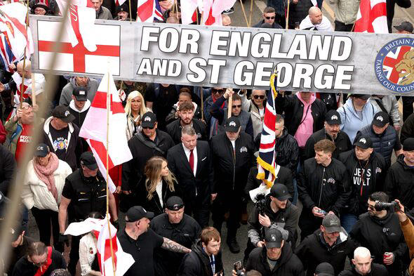 Britain First march: Three arrested and 'punches thrown at police' in ...