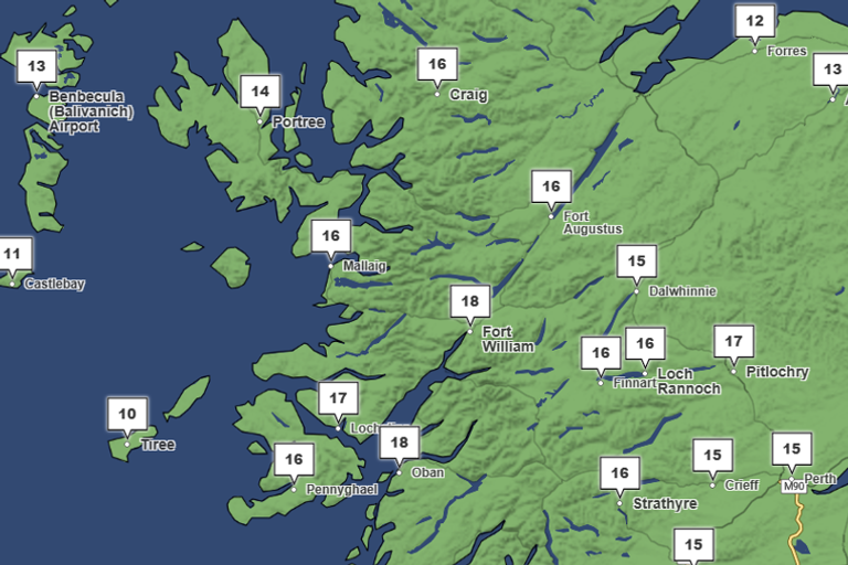 Scottish seaside set for sizzling heat as temperatures finally rise