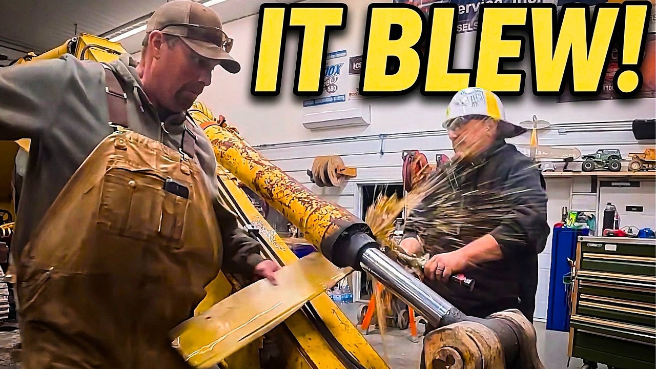 When 5,400 ft-lb hydraulic cylinder blows out