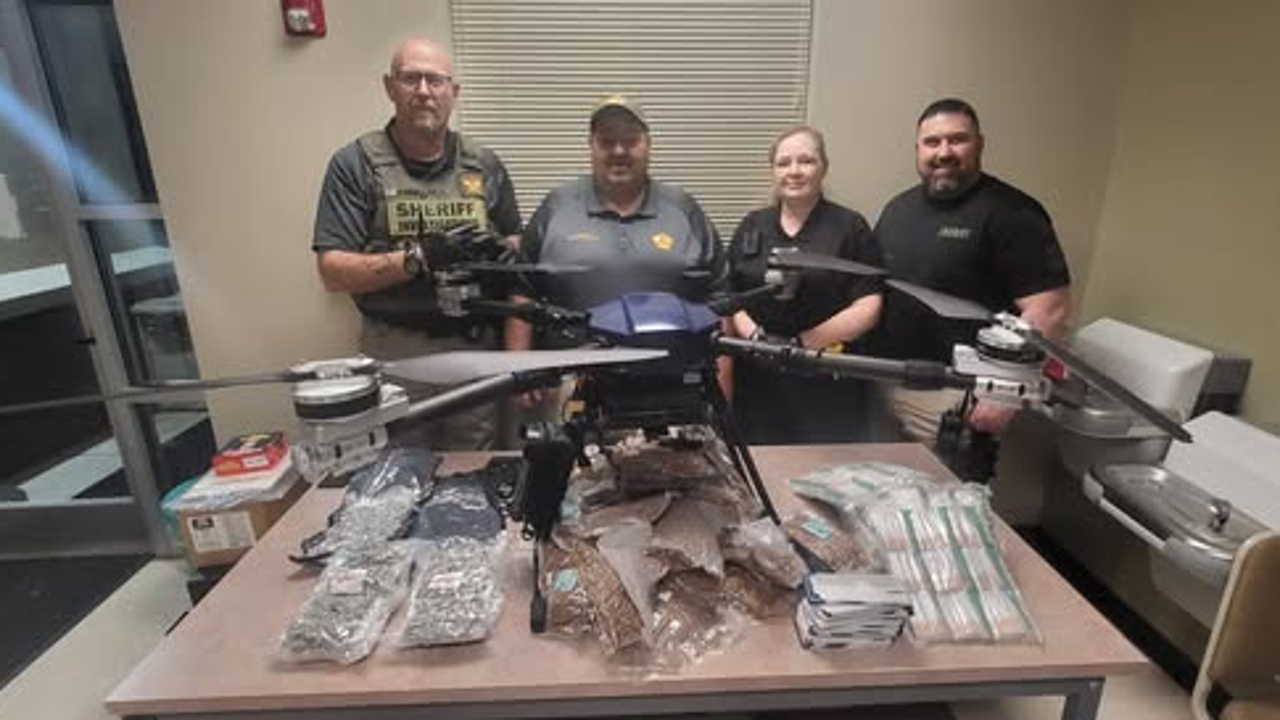 Large drone carrying contraband crashes near Georgia prison