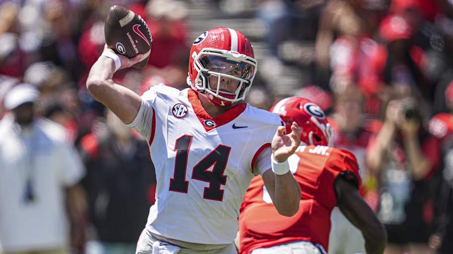 Live updates: Georgia football G-Day stats, score