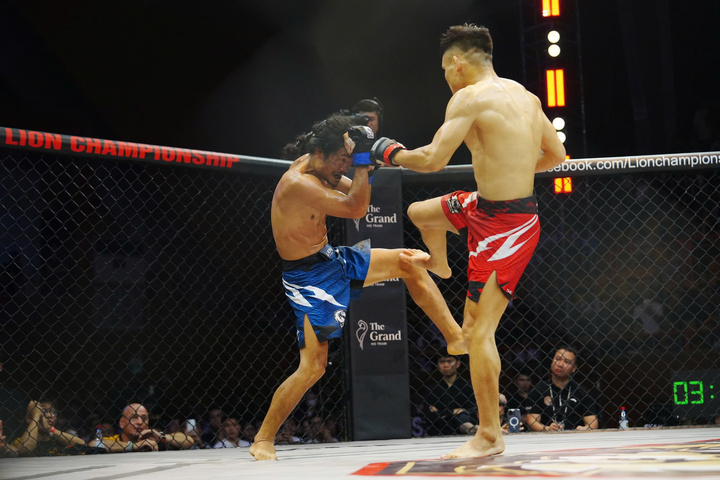 Lê Văn Tuần bảo vệ thành công đai vô địch MMA Lion Championship