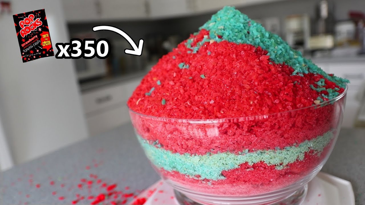 350 packs of Pop Rocks (14,000 calories)