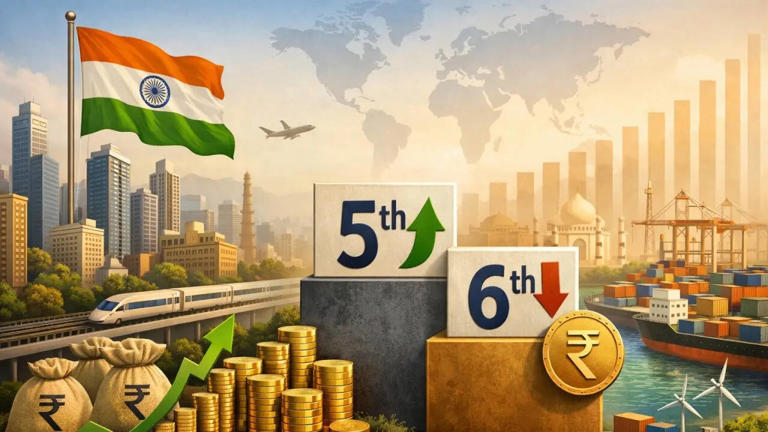 Explained: On way to 4th largest, how India slipped to 6th rank & what ...