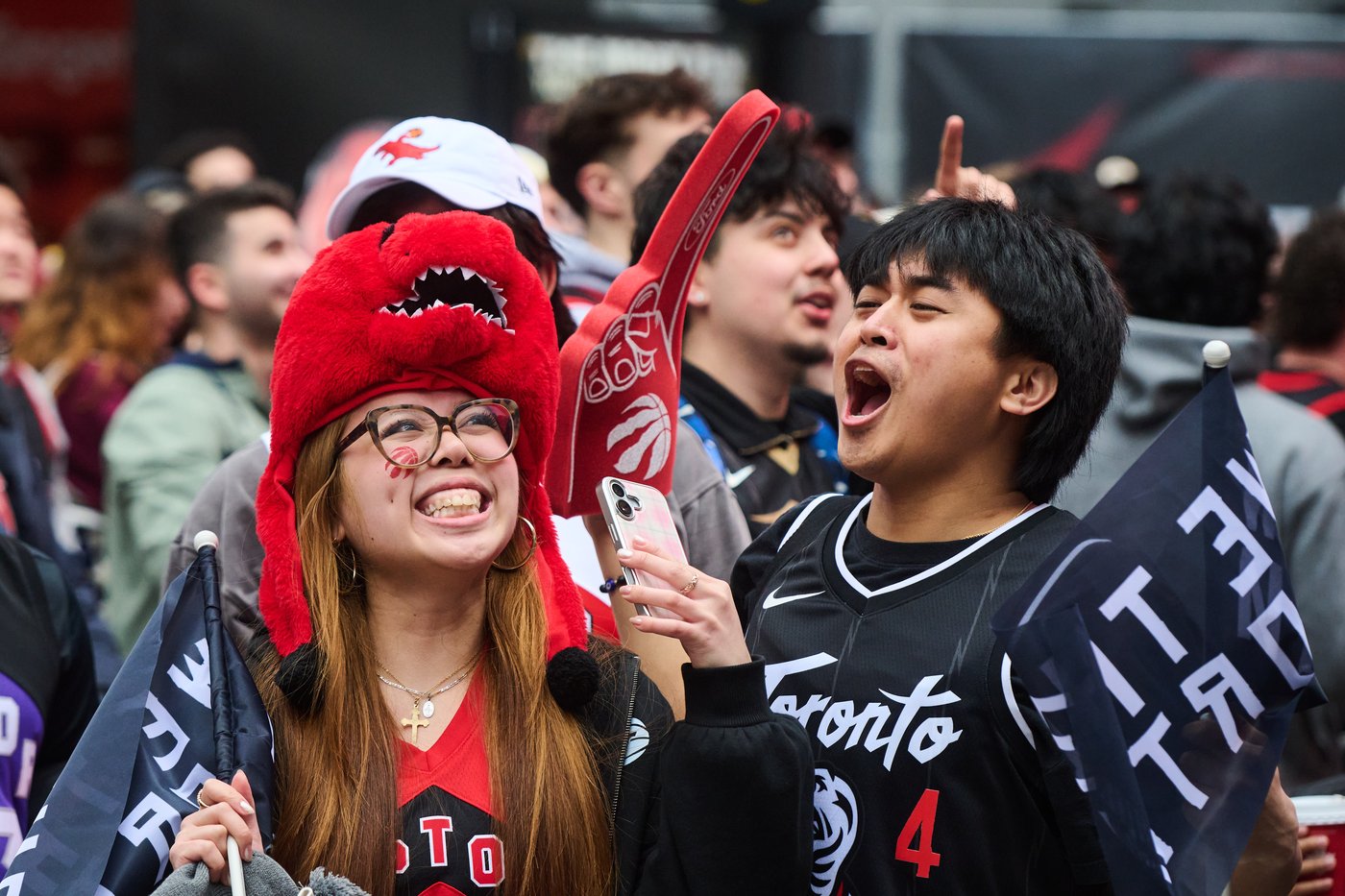 Fans travel to support Raptors in Cleveland for playoff opener against ...