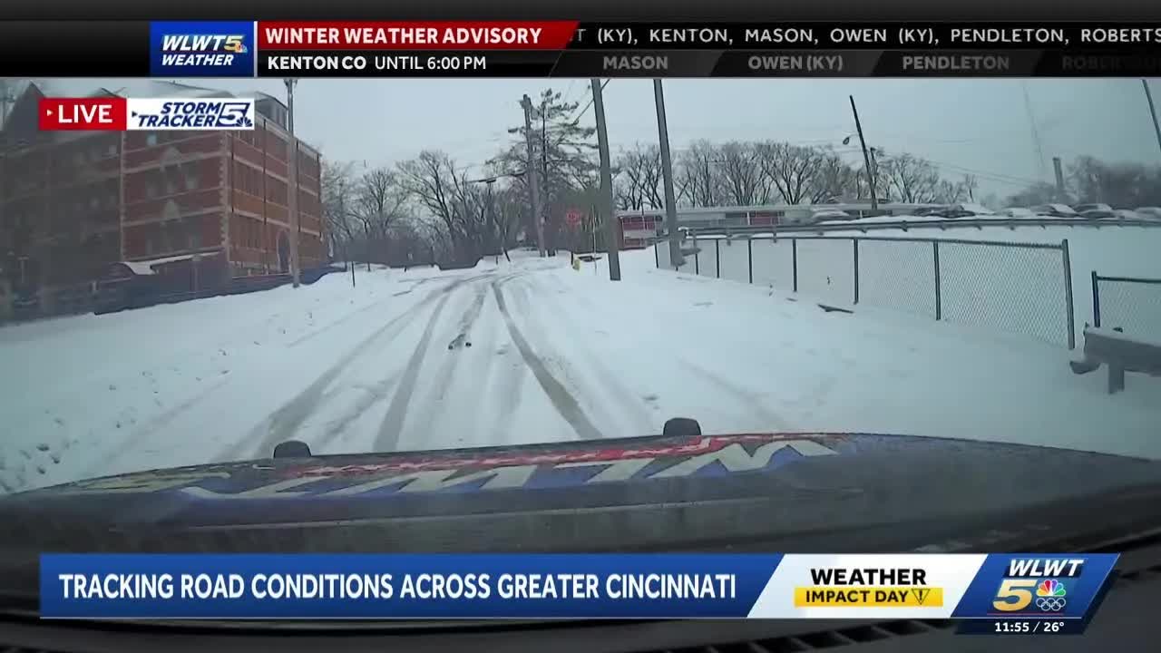 Tracking road conditions across Greater Cincinnati