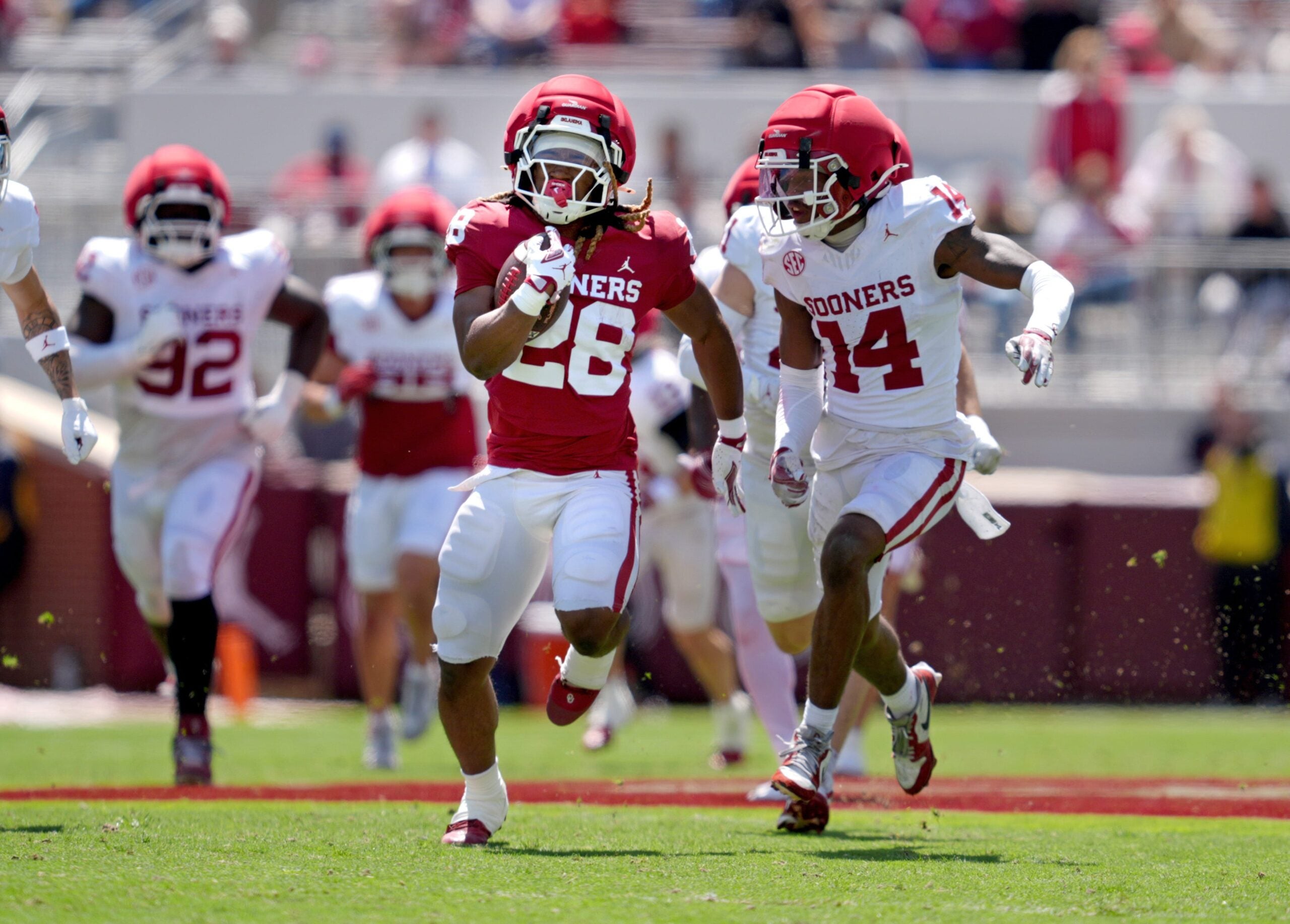 Oklahoma Sooners spring game proved all the talk about offensive ...
