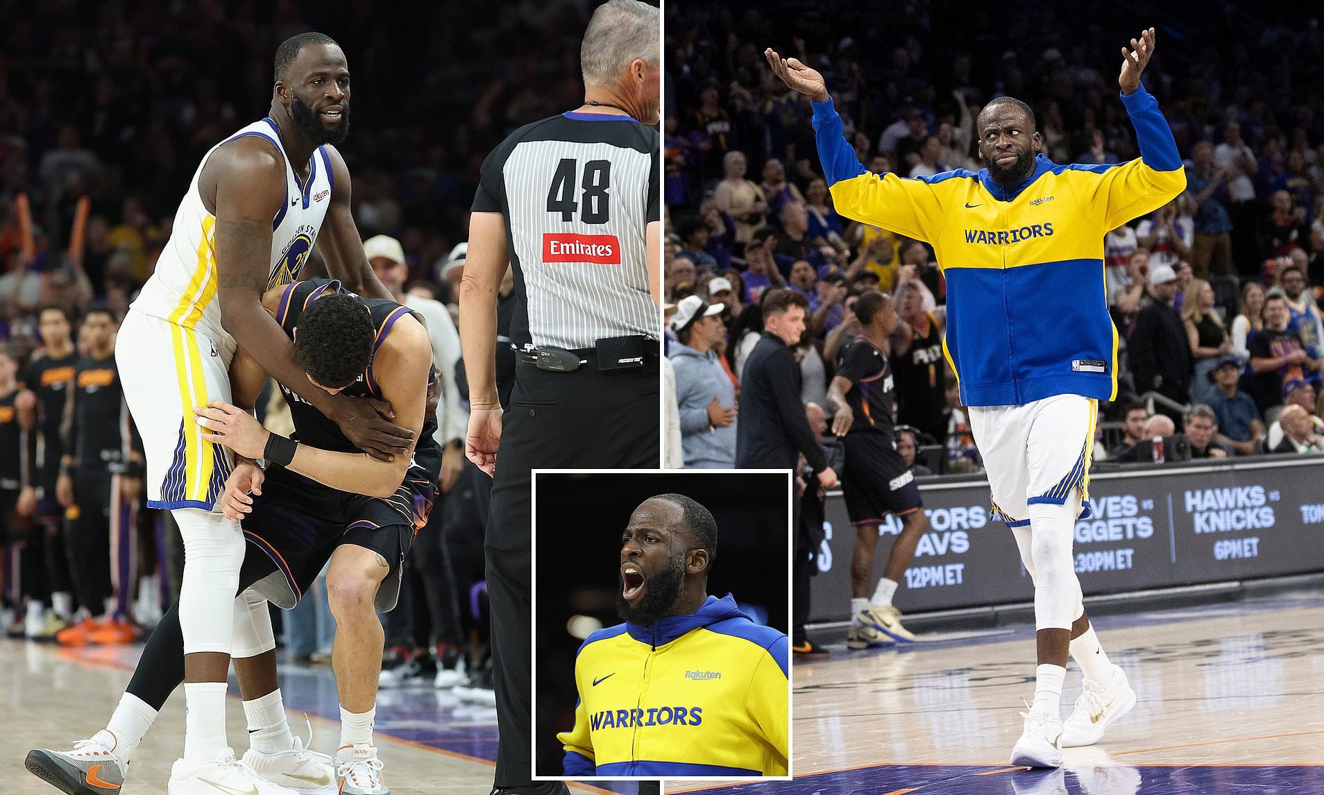 NBA star erupts in wild outburst after being ejected for heated tussle ...