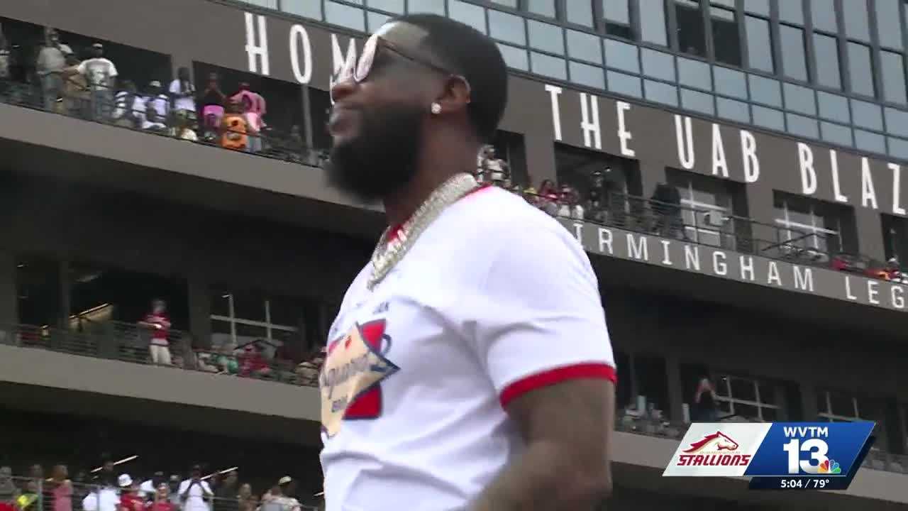 Fans excited to see Gucci Mane's halftime show at Birmingham Stallions ...