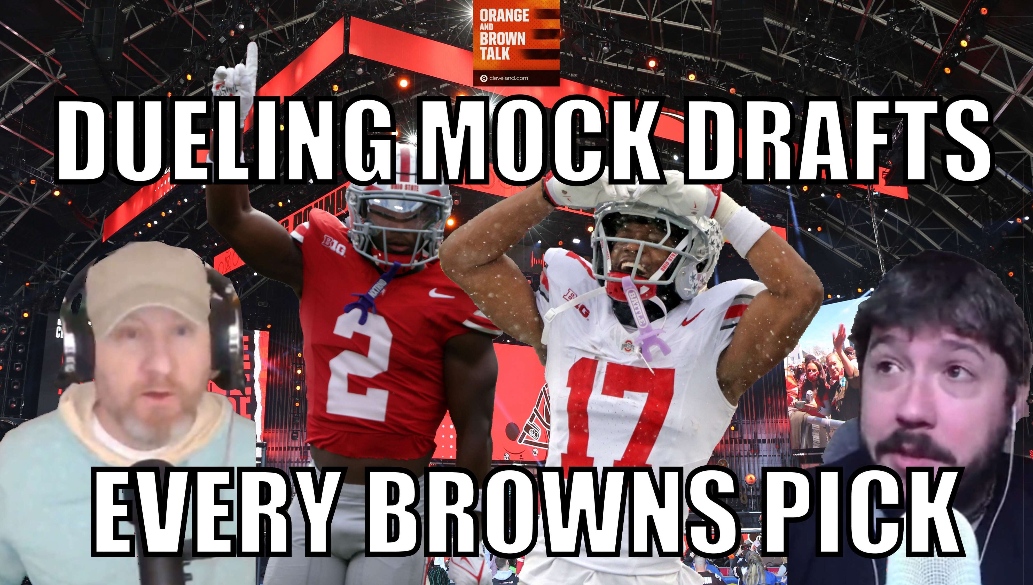 Dueling Browns mock drafts featuring every pick twice: Orange and Brown ...