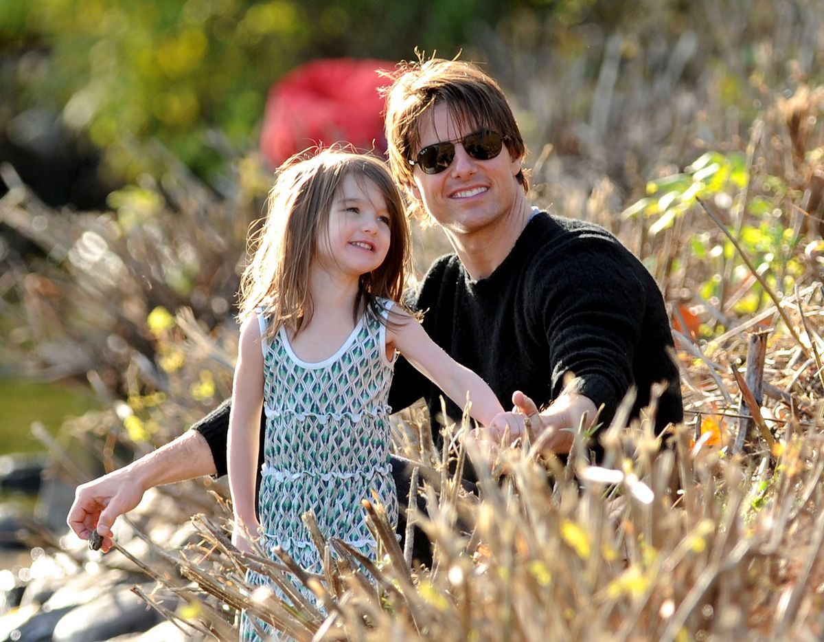 Suri Cruise and Tom Cruise