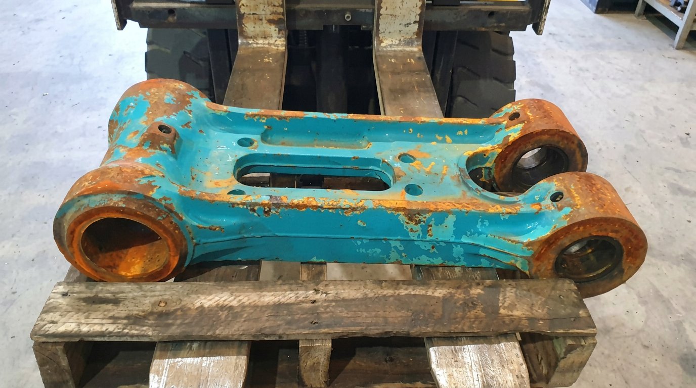Building an excavator H-link from scratch