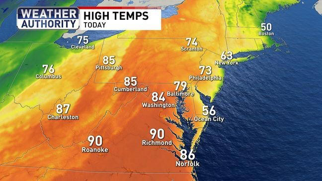 One more warm day before cold air returns Sunday