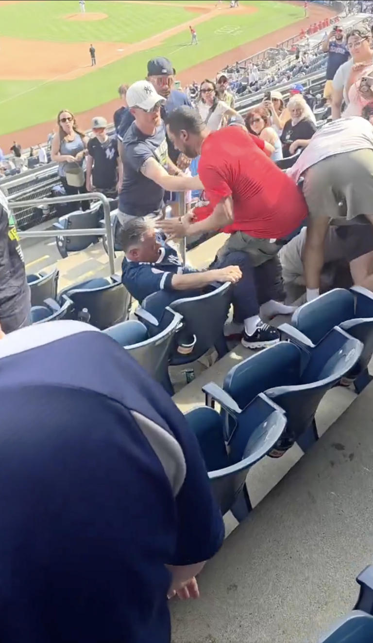 Yankee Stadium brawl only gets more wild as new footage of fan being ...