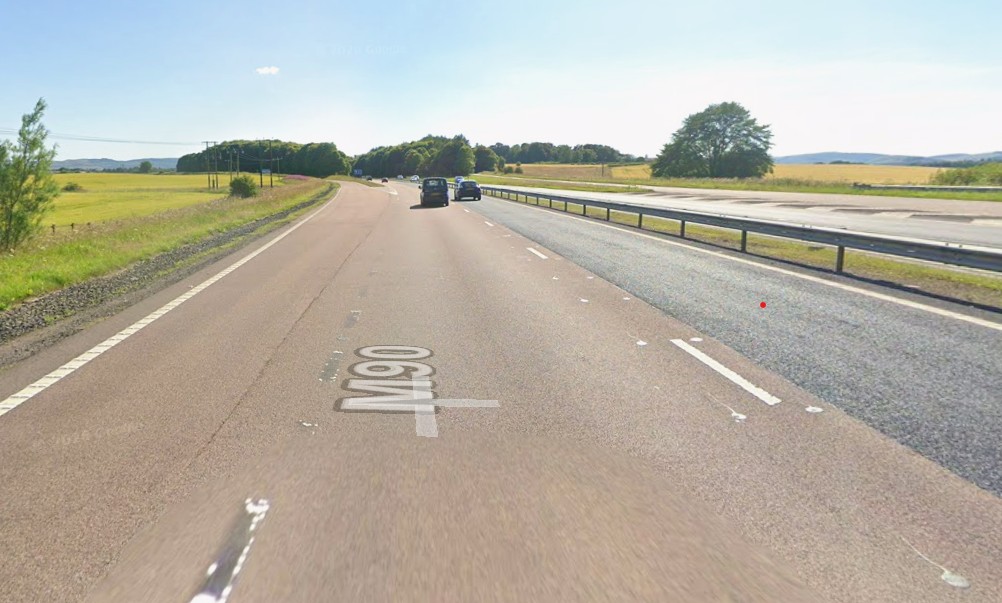 Two men die in head-on crash after one car drove wrong way on M90 motorway