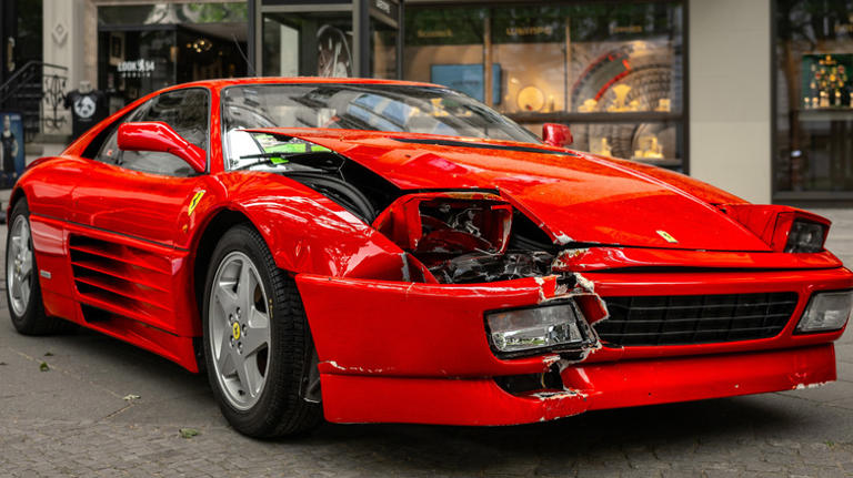 What happens to your insurance if you crash into a really expensive car?