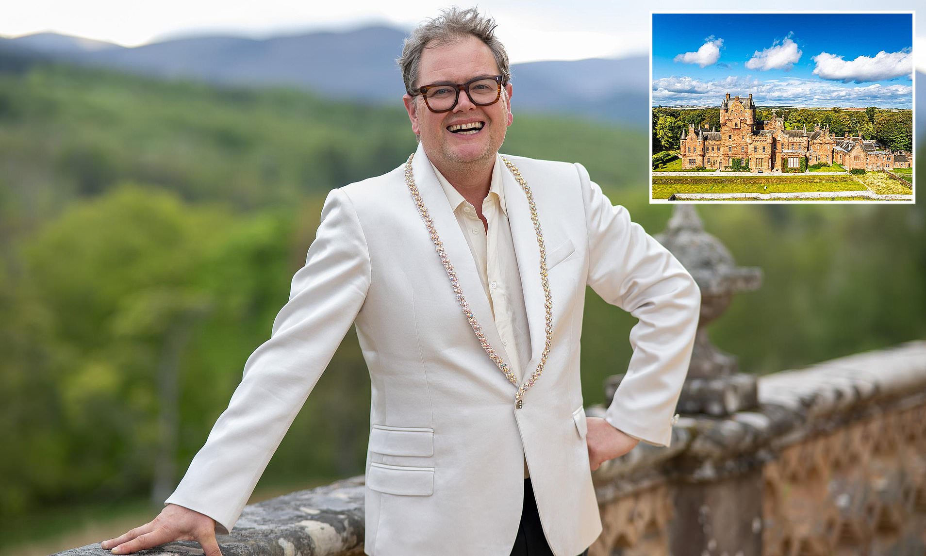 Traitors winner Alan Carr turns faithful as he looks to win village over to his castle dream