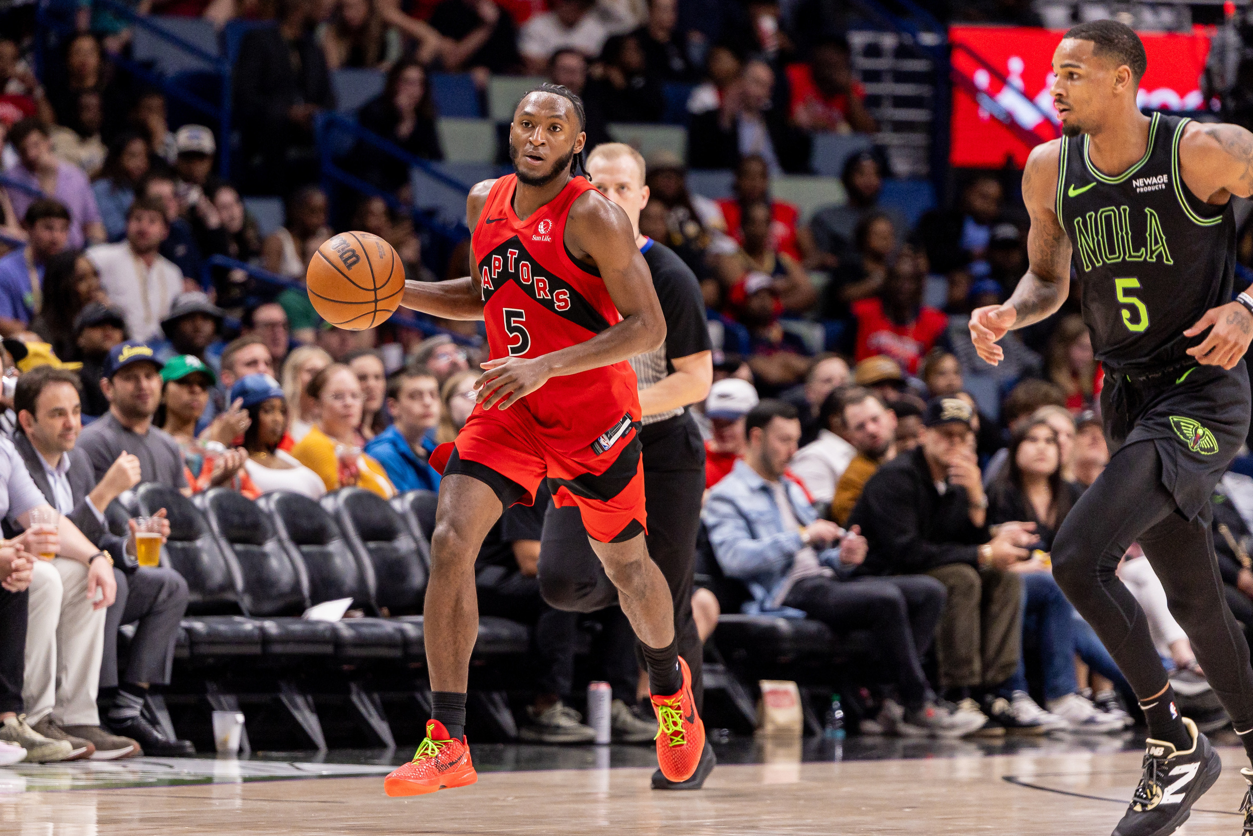 Raptors’ guard Immanuel Quickley won’t play in Game 1
